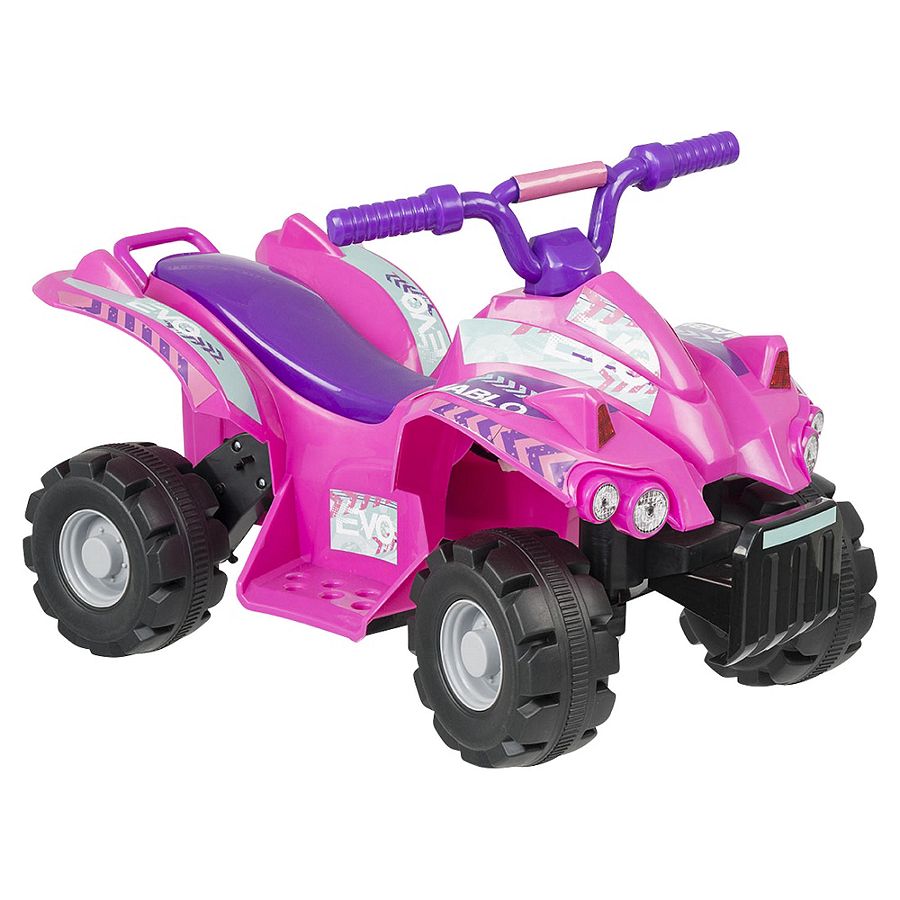 electric quad bike pink