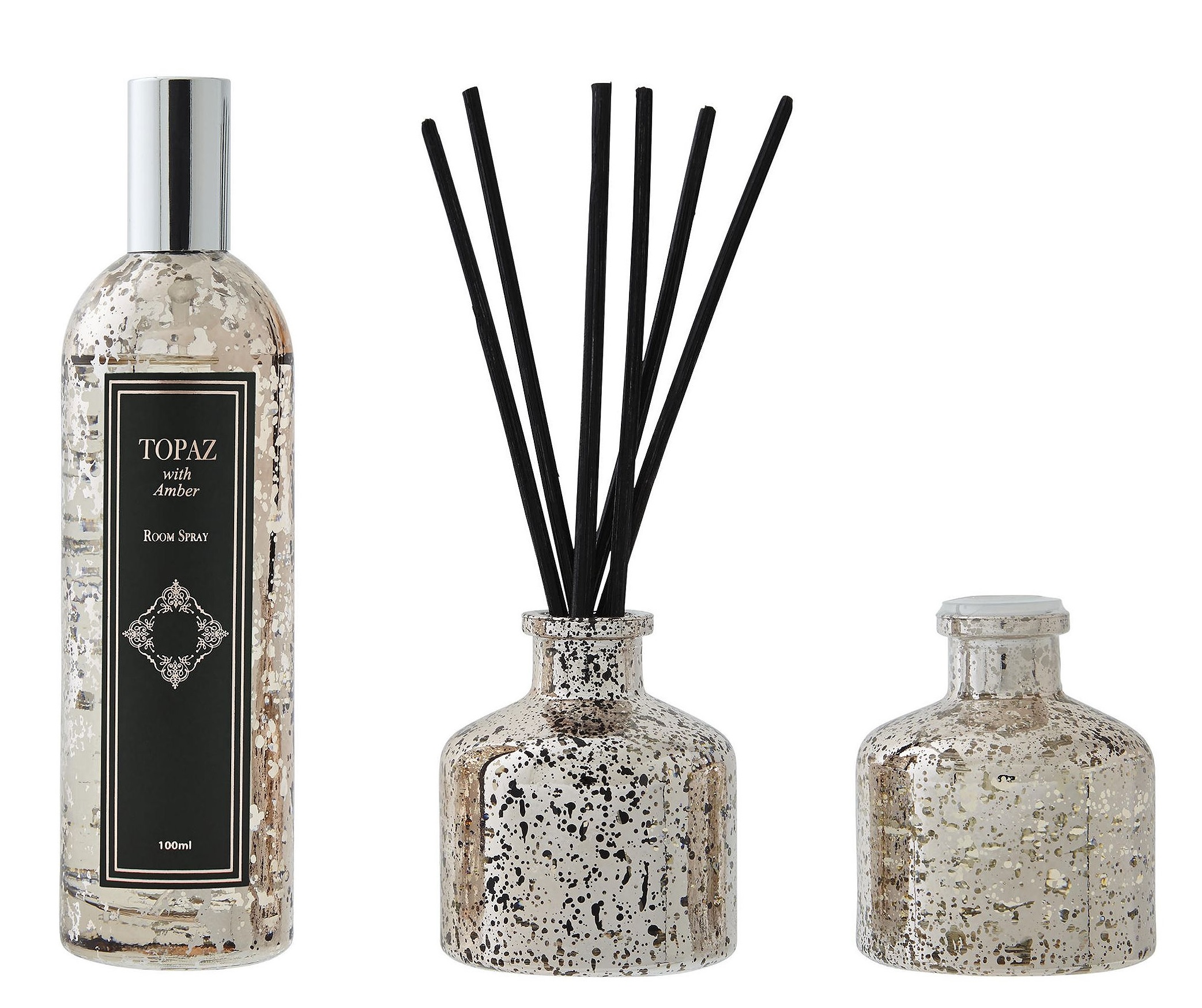 NEW Tesco Topaz with Amber Room Spray & Two Diffusers Gift Set eBay