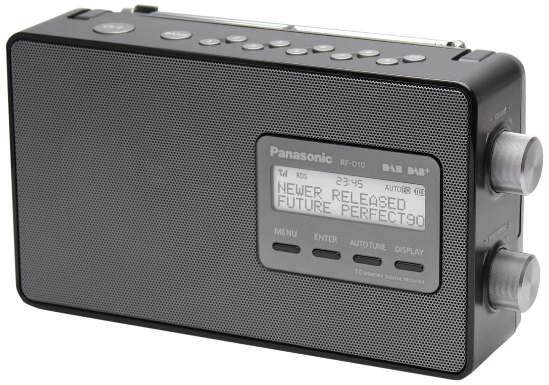 Panasonic RFD10 Compact Portable Digital DAB/DAB+ & FM Radio (Black) C+ eBay