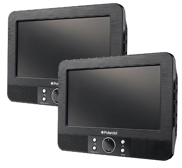 Polaroid PDVD163B Twin Screen Portable DVD Player *Black* B+ eBay