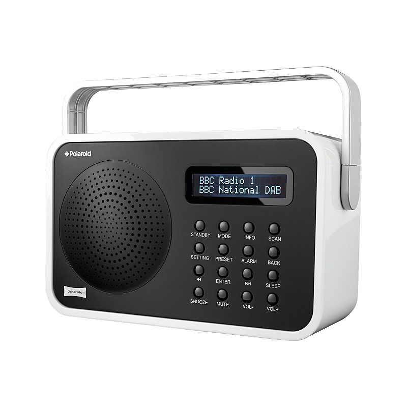 Polaroid DS360W Portable DAB FM Digital Radio *White* eBay