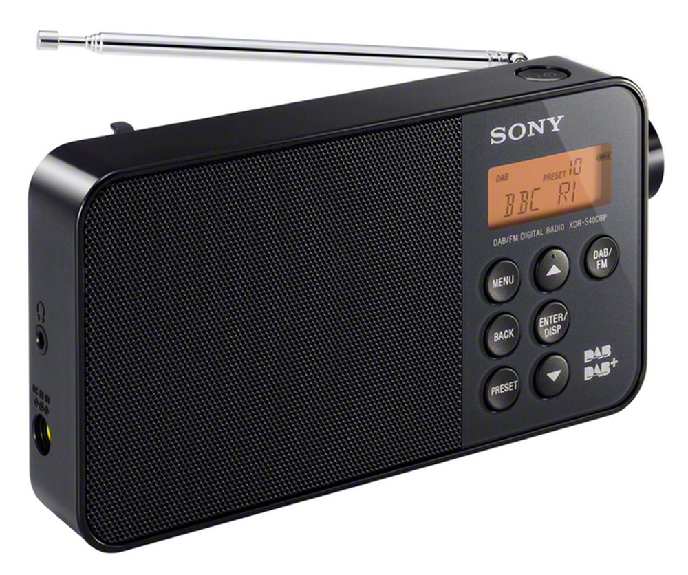 NEW Sony XDRS40DBP Ultra Compact Portable Digital DAB/DAB+/FM Radio Black eBay