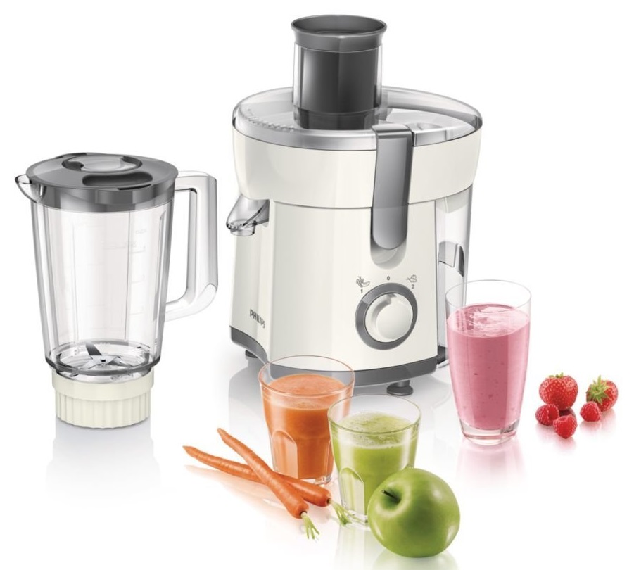 Philips HR1845/31 350W 2in1 Vegetable & Fruit Juicer Blender White