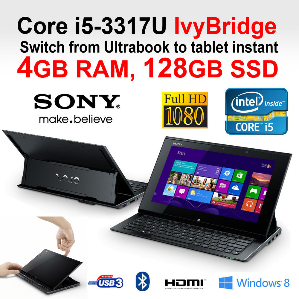 installer Windows 8 Sony Tablet