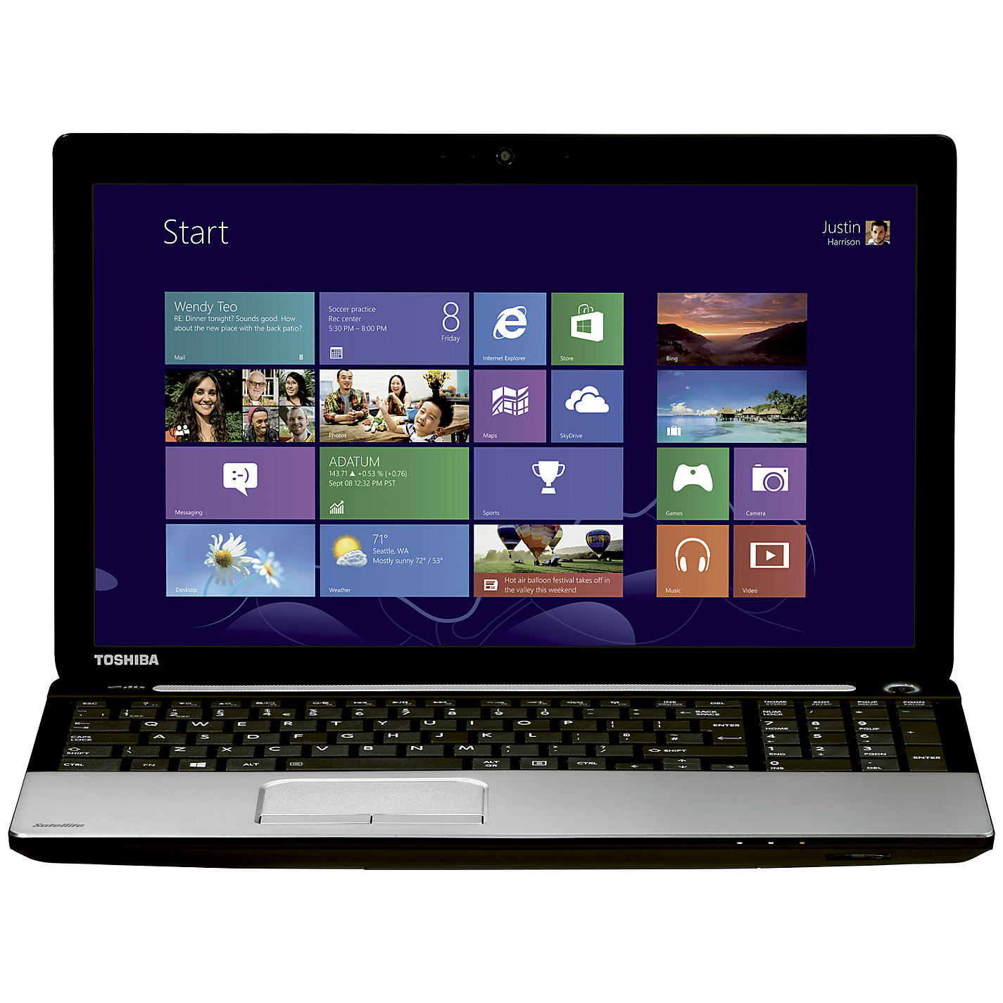 Toshiba Satellite C551CK Core i5 Laptop Intel 3230M IvyBridge 4GB