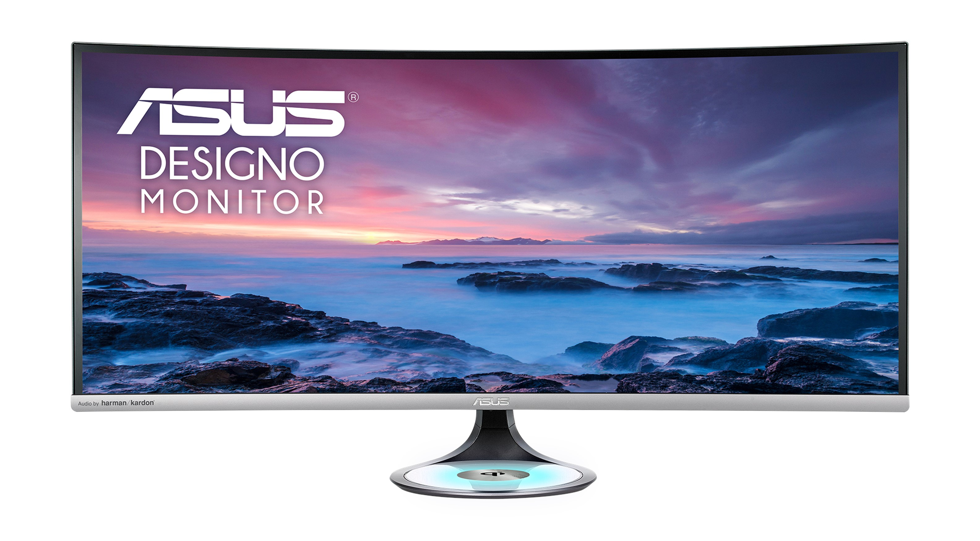 ASUS MX38VC 37.5-Inch UWQHD LED Curved Gaming Monitor, Built-in Wireless Charger