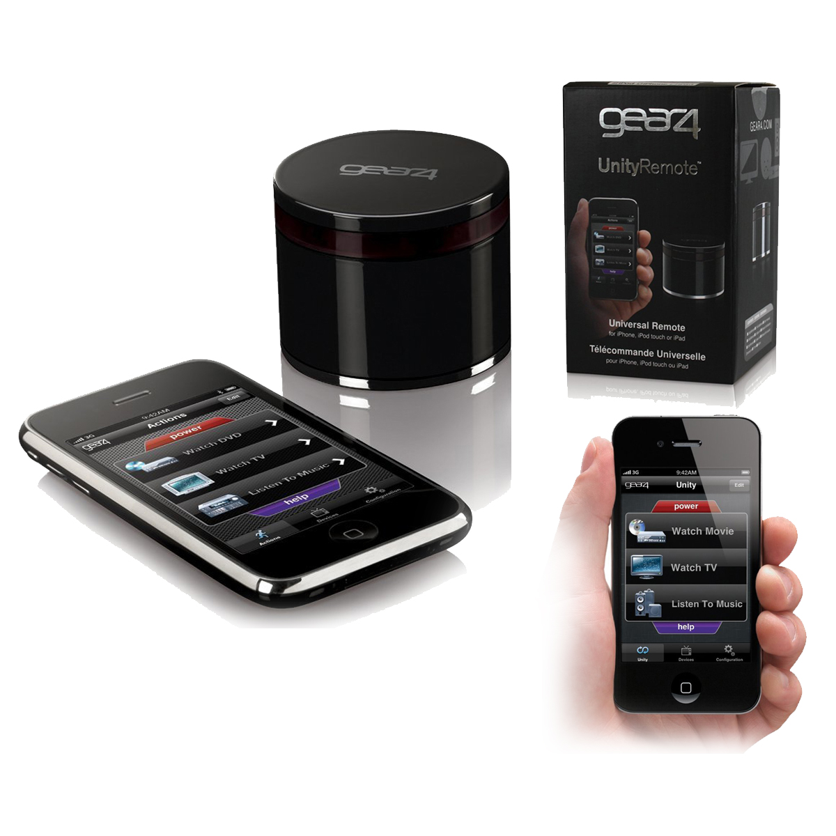 Gear4 Universal Unity Remote Control for Apple iPhone 5 4S 4 3GS iPod