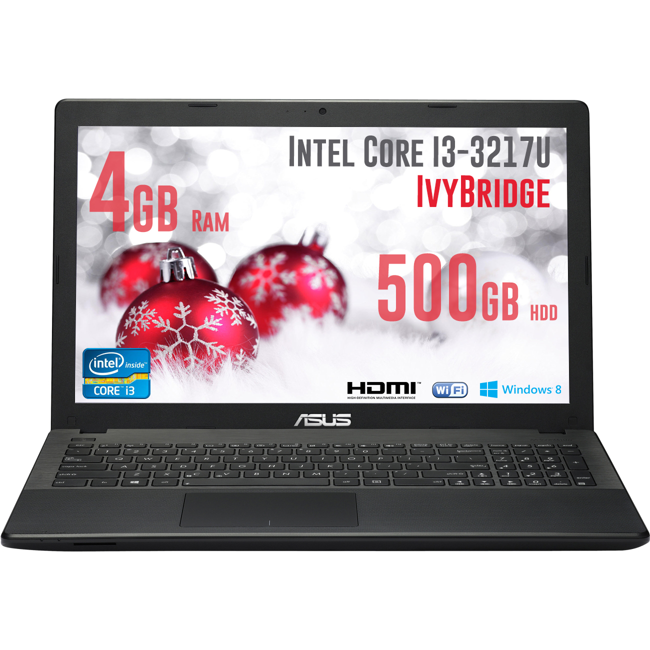 Asus X551CASX024H Cheapest Core i3 Laptop Intel 3217U 4GB 500GB HDMI