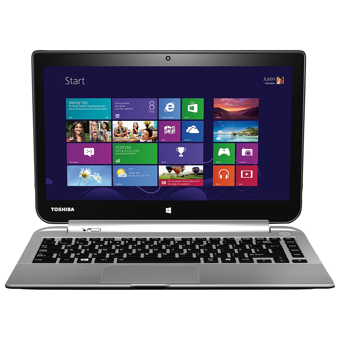 toshiba touchscreen laptop windows 8