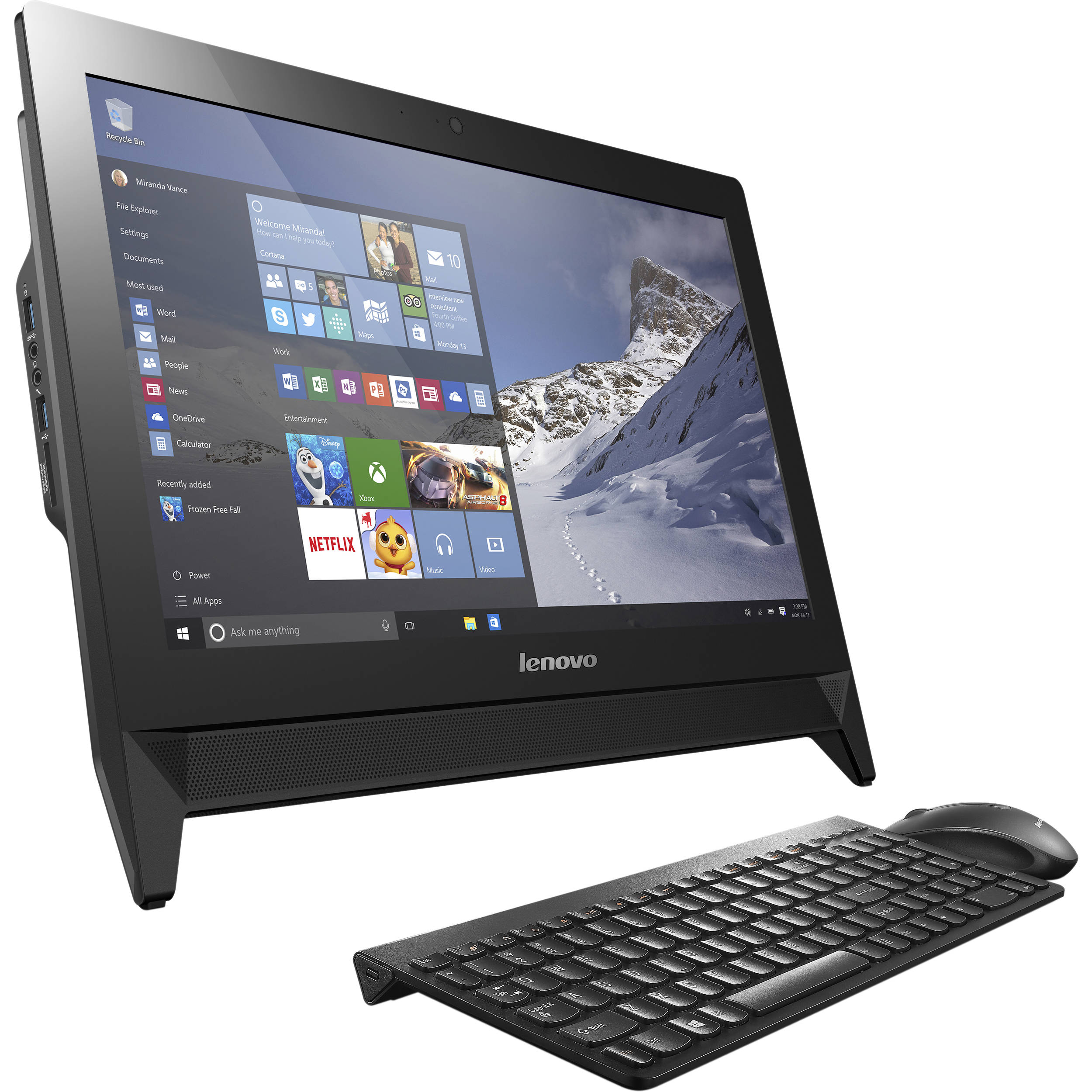 Lenovo All In One Desktop C340 Drivers Download Lenovo C20-05 19.5 inch All In One Desktop PC AMD E1-7010, 4GB RAM