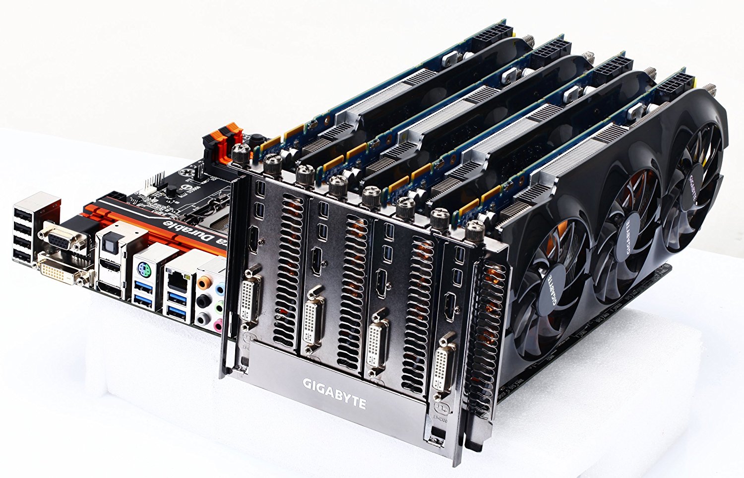 Gigabyte GAZ97XSOC Force Motherboard, Intel Z97 Express, 4 x DDR3