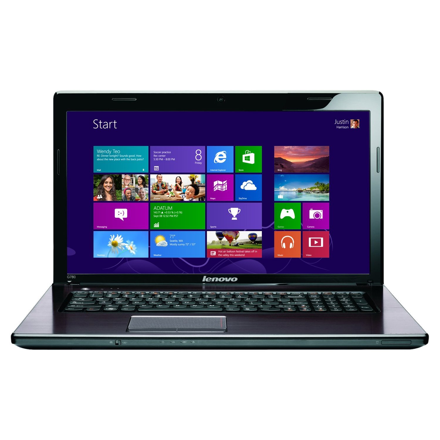 Lenovo G780 M848KUK 17.3 inch Laptop Intel Core i3-2328M 8GB RAM 750GB ...