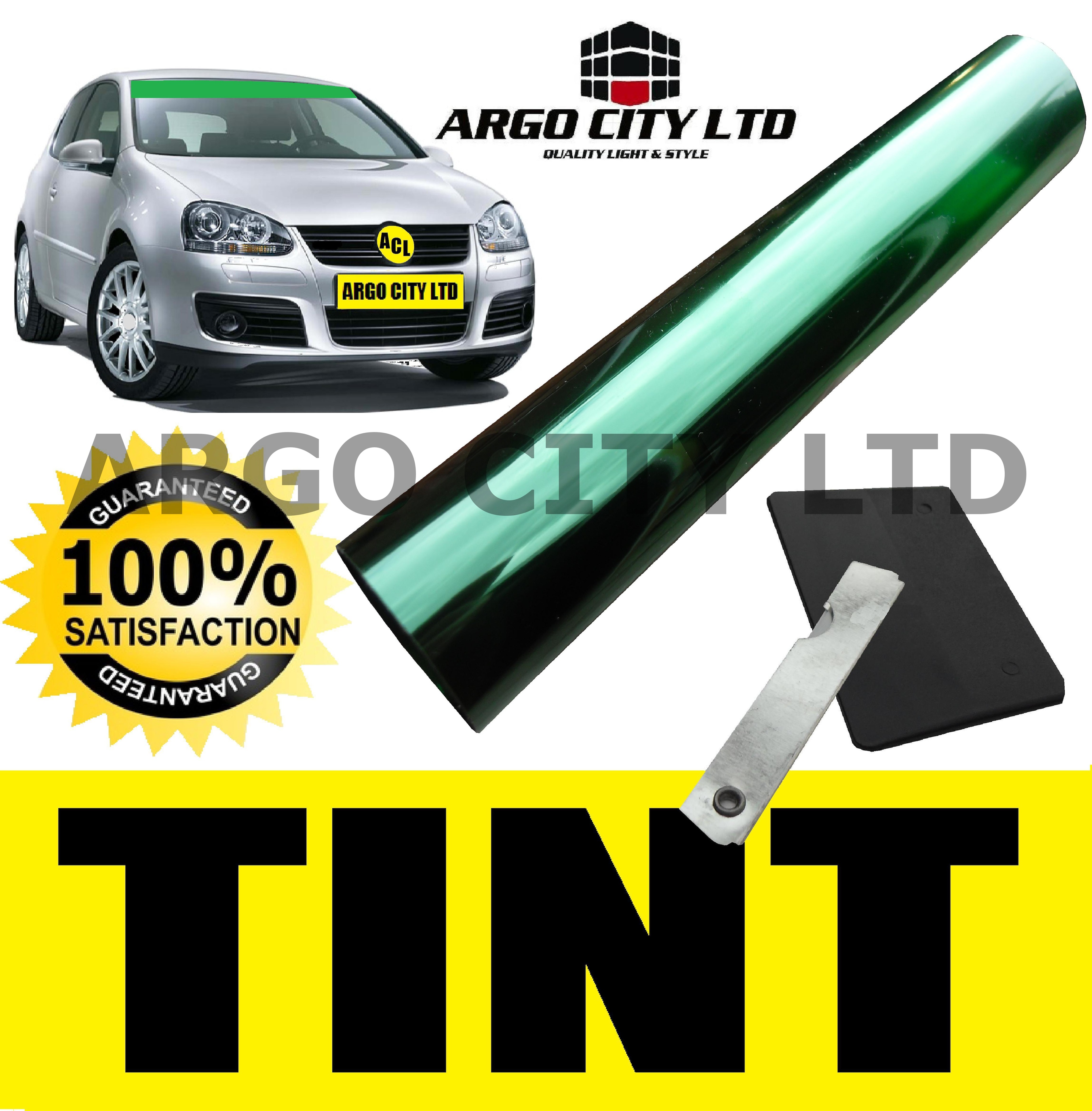 GREEN SUN STRIP VISOR TINT TINTING FILM WINDSCREEN CAR MERCEDES BENZ