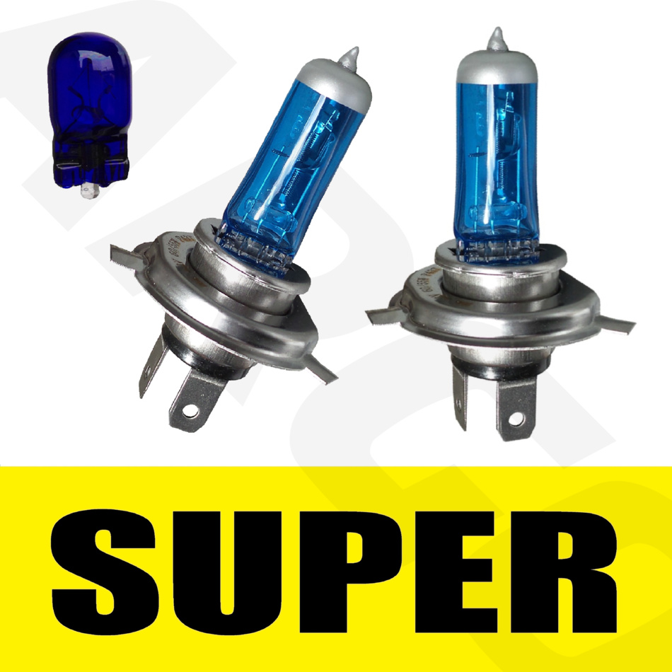 تا+ته+کردم+توش H4 XENON WHITE 55W BULBS & A FREE SET OF 501 W5W T10 194 INTERIOR ...