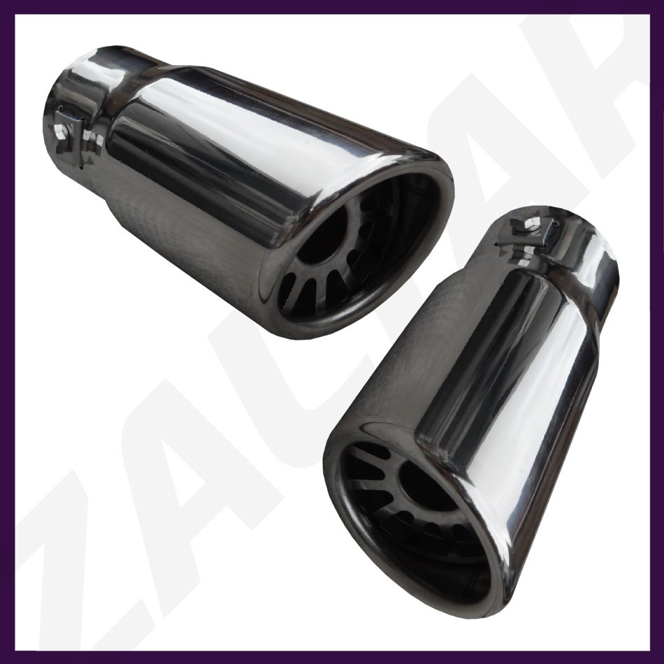 RENAULT CHROME EXHAUST TAILPIPE TAIL PIPE TRIM END TIP MUFFLER FINISHER