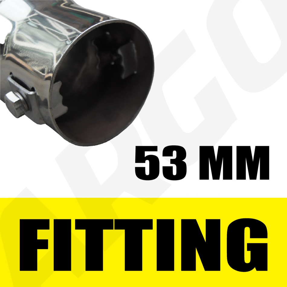 CHROME EXHAUST TIP COVER TAIL PIPE SLEEVE eBay