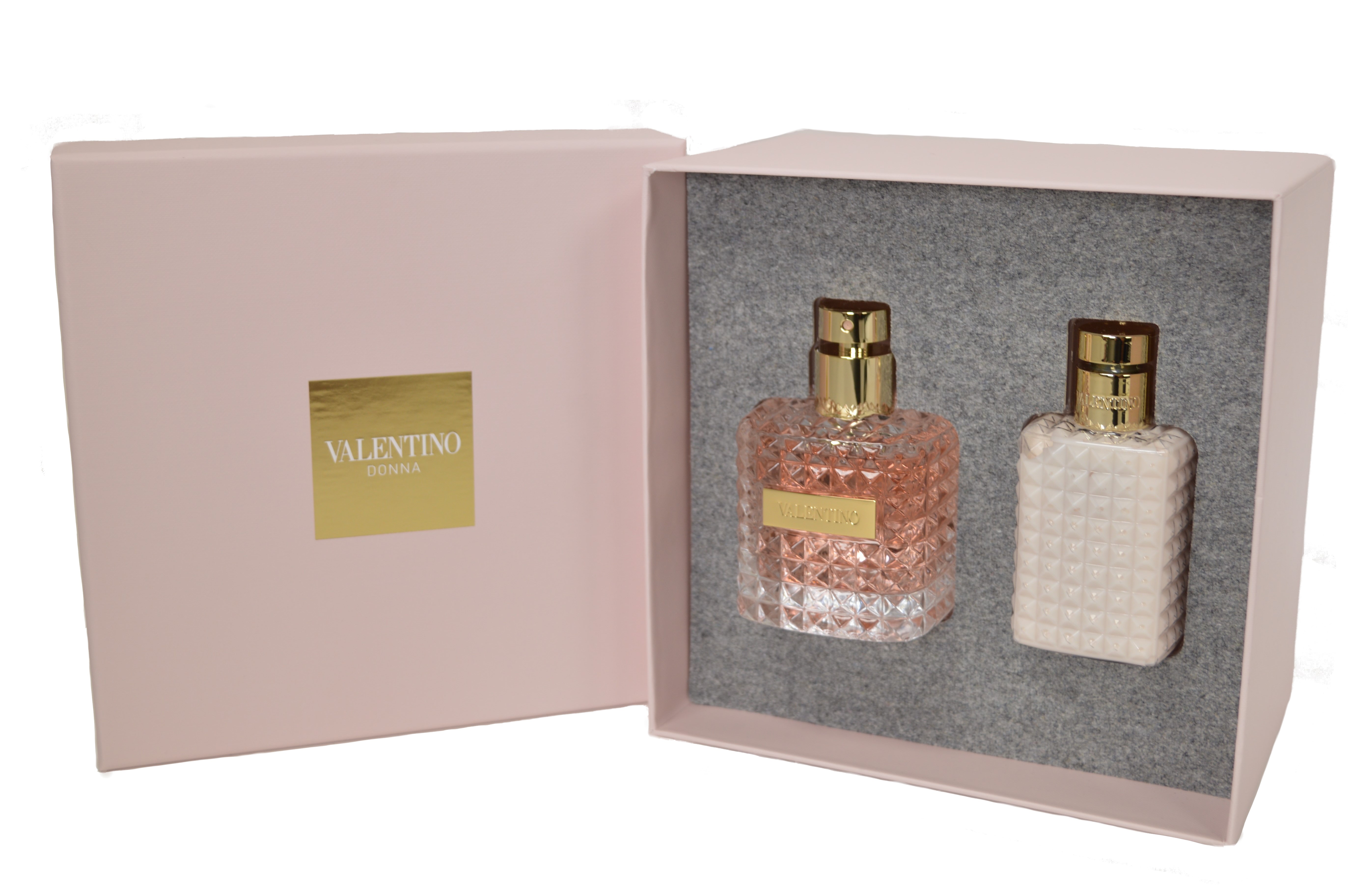Valentino Donna Gift Set 100ml Eau De Parfum Spray & 100ml Body