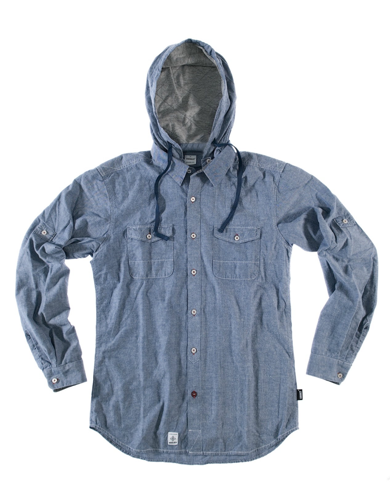 men's hooded shirts uk