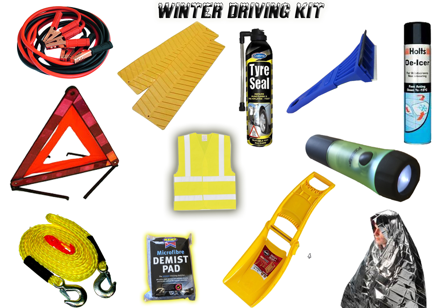 Winter Car Breakdown Kit for Snow Ice Emergency Driving eBay