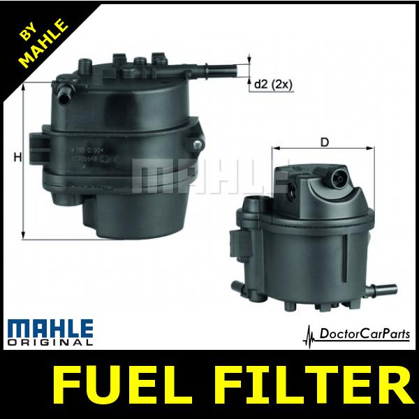PEUGEOT 207 FUEL FILTER 1.4 Diesel 06 to 07 Mahle Kl777D eBay