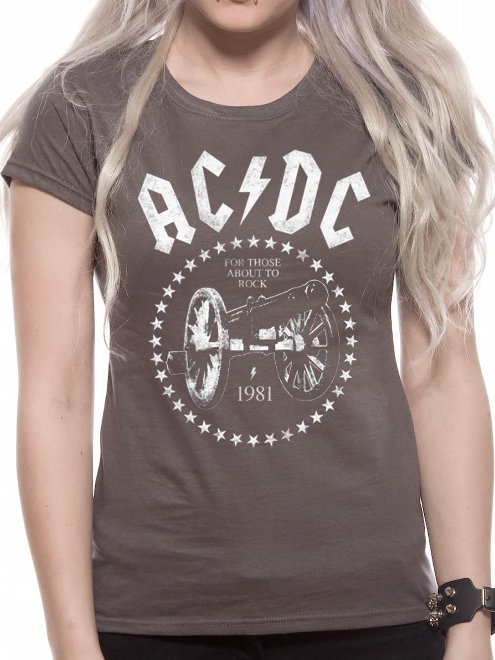 C 31st August Ac Dc For Those About To Rock Tour Womens T Shirt Pre