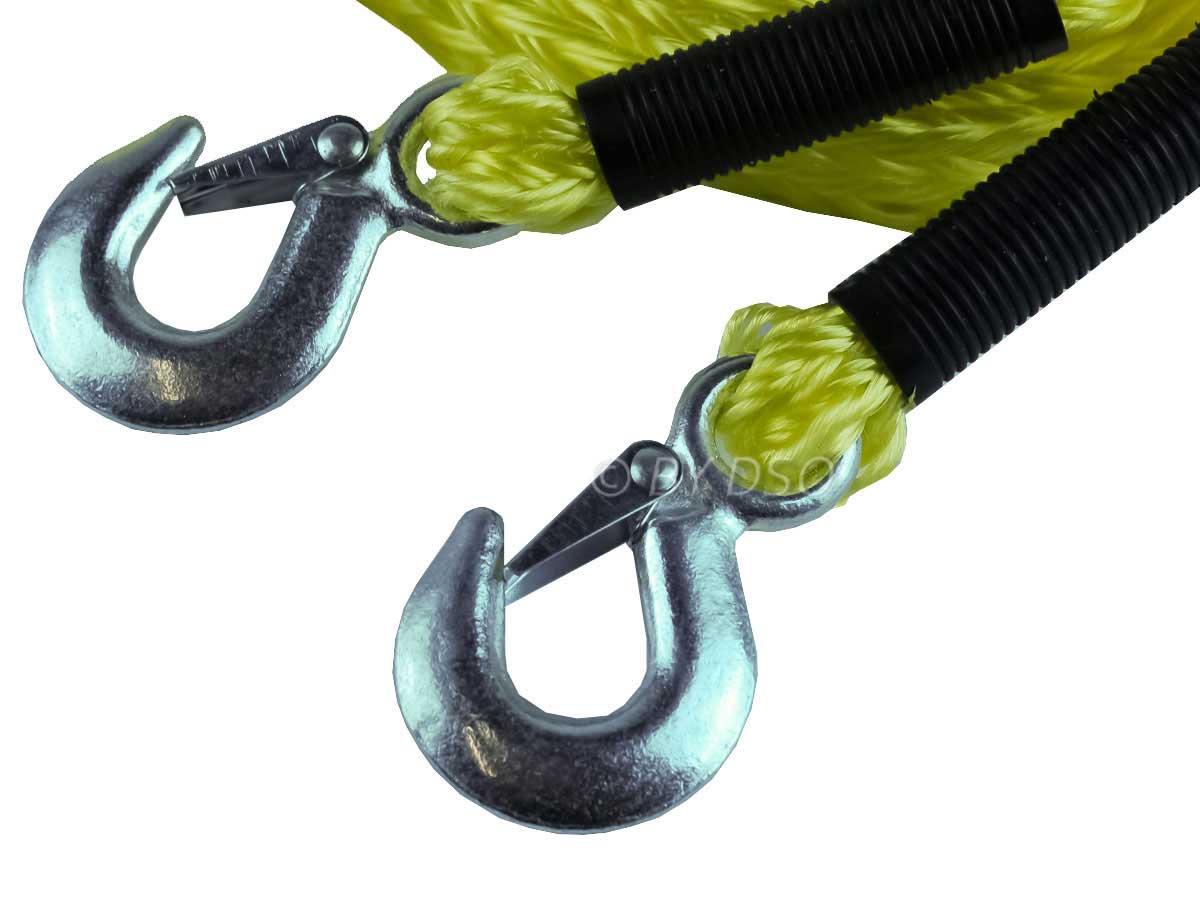 Great Value 4 Meter Flexible Tow Rope With Hooks 2000 Kg Au321 