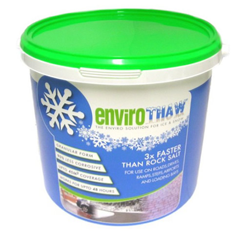 10Kg Enviro Thaw Granular De Icer Better Than Rock Salt Ice Melt Snow