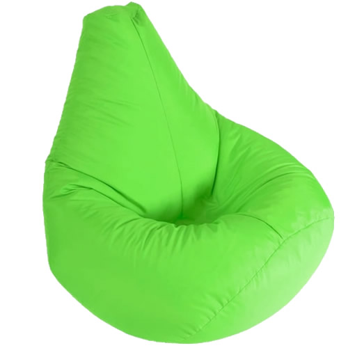 LARGE HIGHBACK LIME GREEN BEAN BAG CHAIR SEAT GAMING INDOOR OUTDOOR FURNITURE eBay