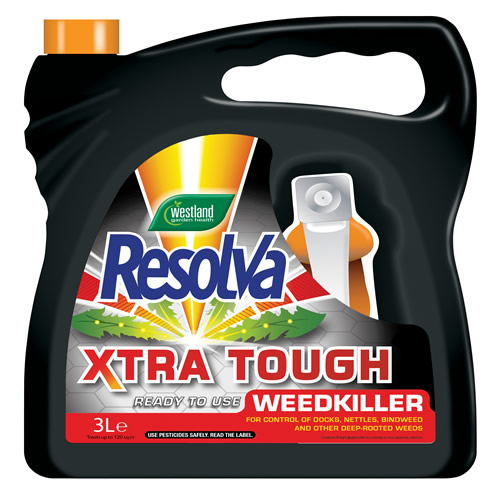 3L WESTLAND RESOLVA XTRA TOUGH SPRAY GUN STRONG GLYPHOSATE WEEDS WEEDKILLER