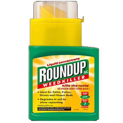 140M² SCOTTS ROUNDUP FASTACTING CONCENTRATE STRONG GLYPHOSATE WEEDKILLER