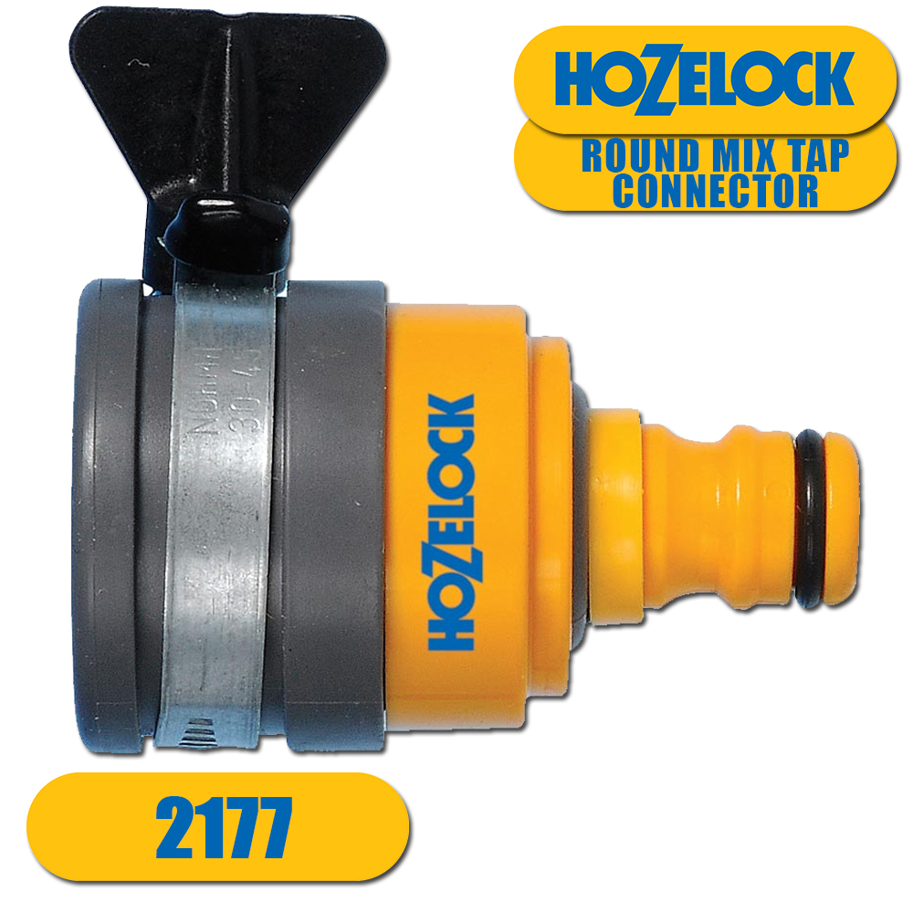 Hozelock 2177 Round & Oval Indoor Mixer Watering Rubber Leak Free Tap