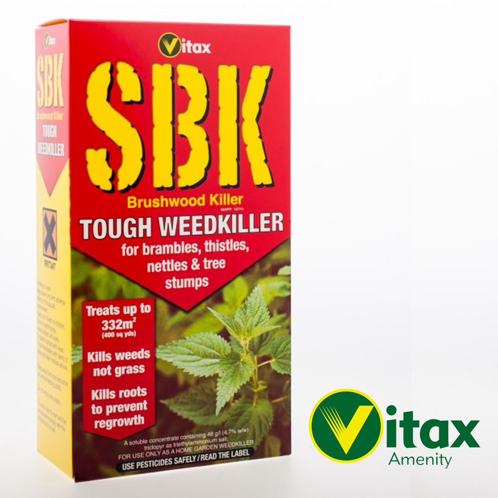 Vitax 500ml SBK Brushwood Tree Stump Healer Tough Weed Thistle Bramble Killer