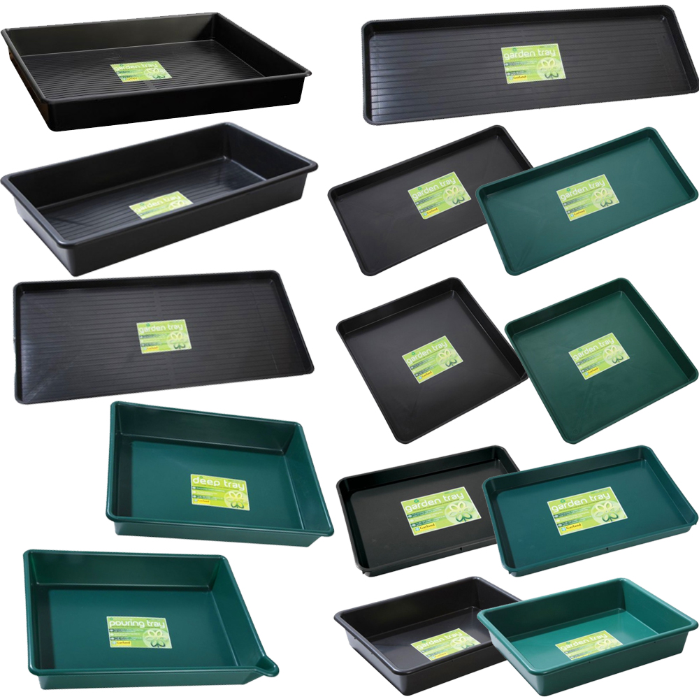Garland Garden Trays Various Sizes Types & Colours Plastic Hydroponic