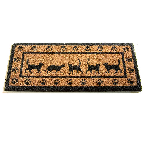 GARDMAN CAT PAW PRINT MAT INSERT DOOR MAT FOR USE WITH RUBBER BASE TRAY