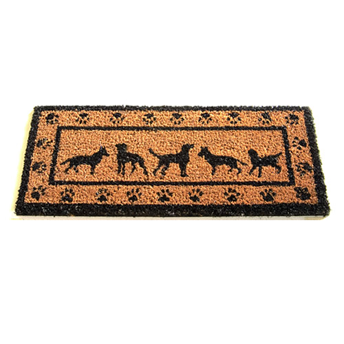 GARDMAN DOG PAW PRINT INSERT DOOR MAT FOR USE WITH RUBBER BASE TRAY