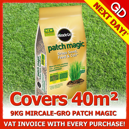 9KG SCOTTS PATCH MAGIC SPOT REPAIR GARDEN TURF LAWN GRASS SEED COIR eBay