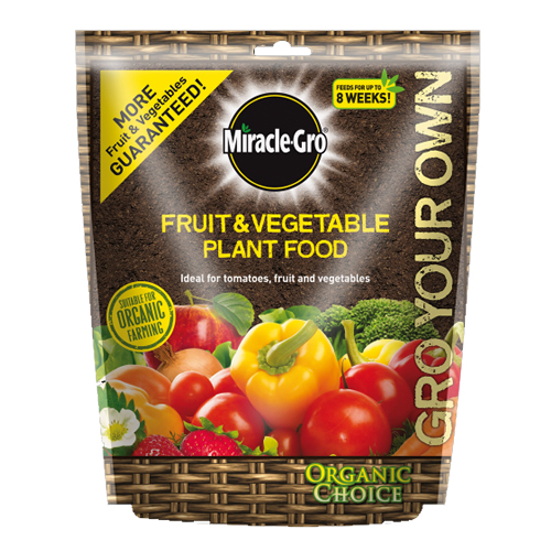 1.5KG SCOTTS MIRACLE GRO ORGANIC FRUIT & VEGETABLE PLANT FOOD GARDEN