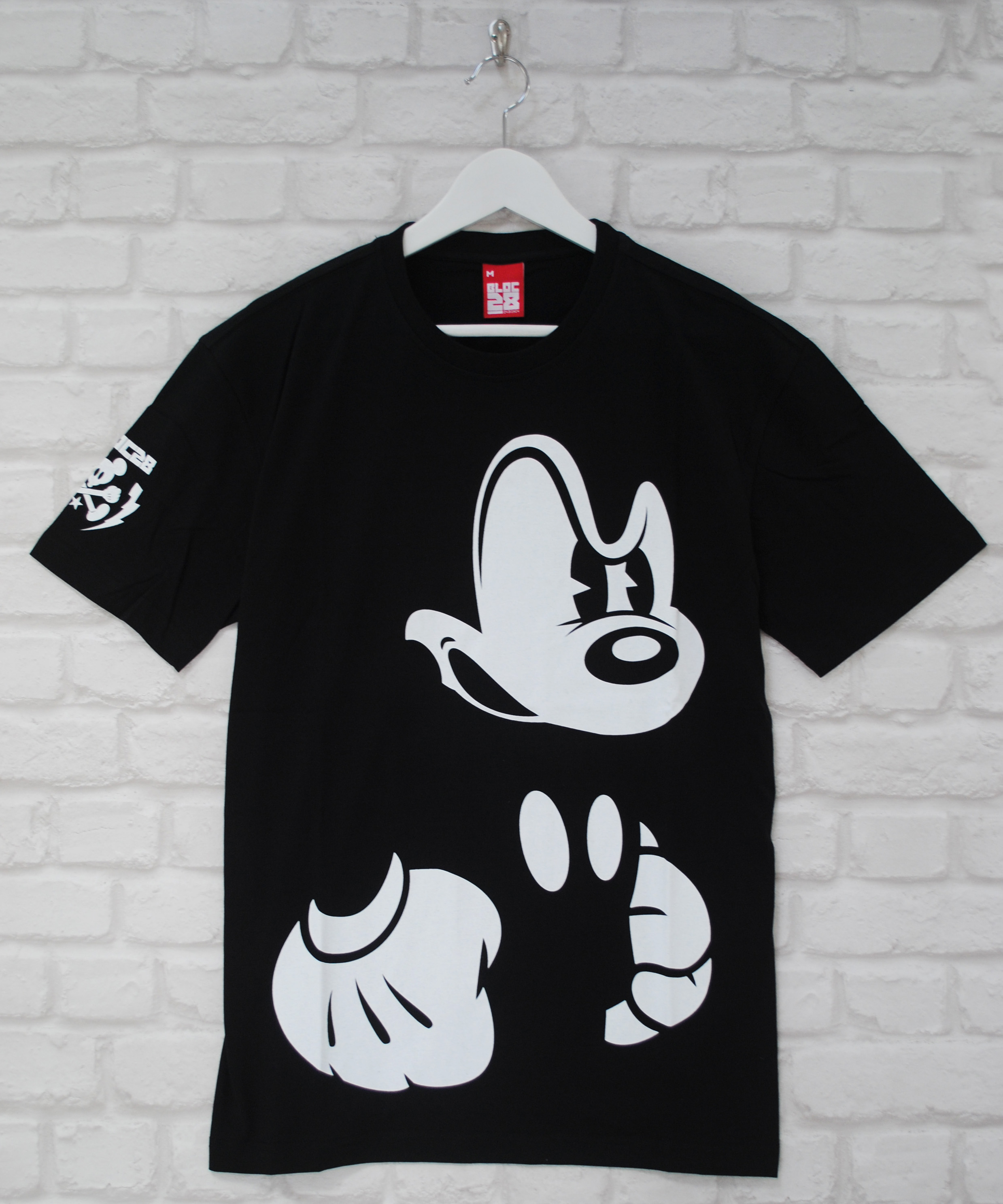 Addict Bloc 28 Disney Mickey Mouse Big Bad Nero Girocollo Tee T Shirt Ebay 2758