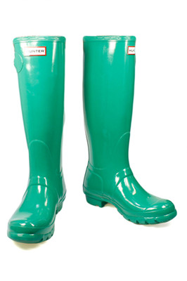 ladies green hunter wellies