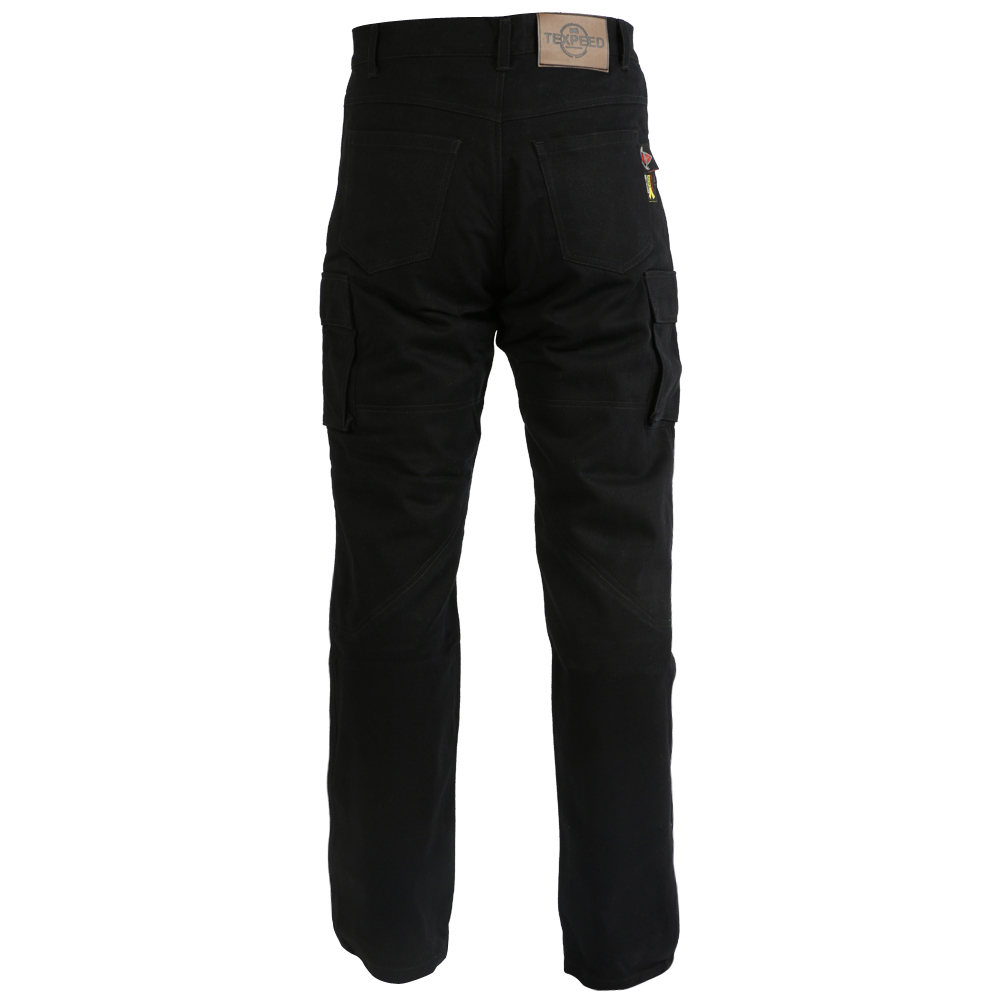 Texpeed Black Cargo Kevlar Jeans Kevlar Products Bike Wear Direct