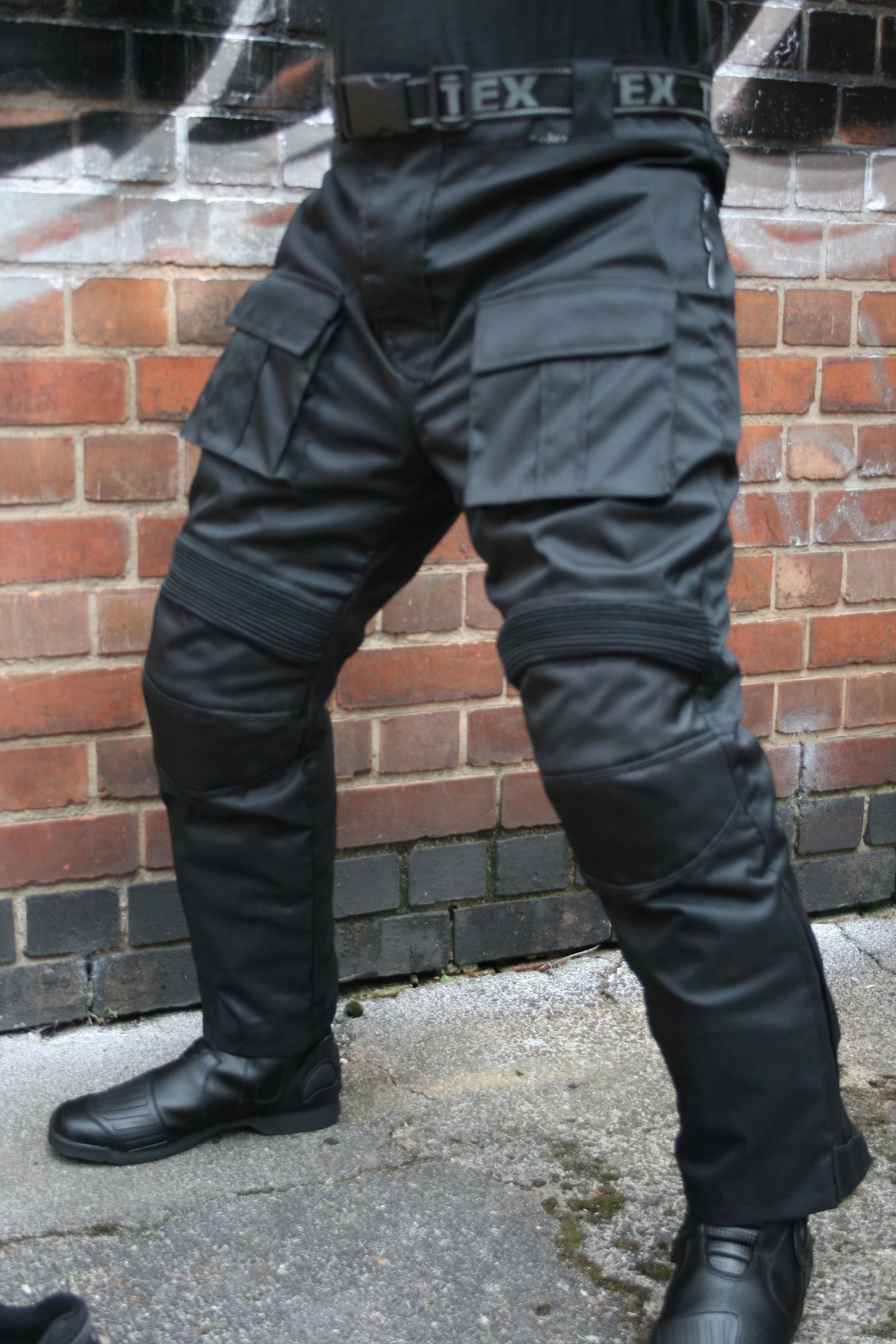 CE Armoured Waterproof Police Style Black Motorcycle Bike Trousers Inner Lining eBay