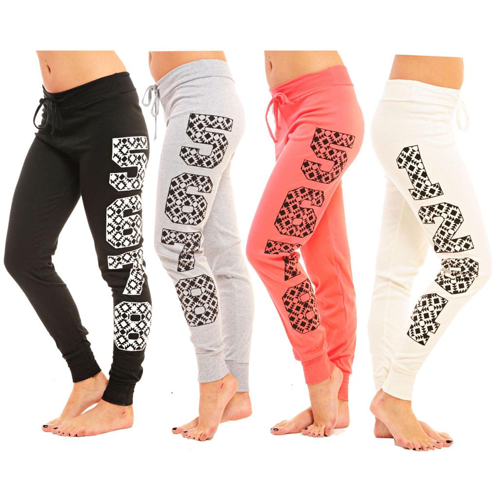 aztec print joggers