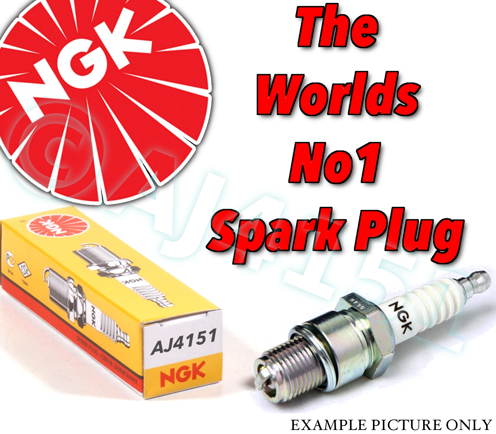 NGK Spark Plug for BOMBARDIER ( 05) ATV Quest 650 (Rotax 4TEC) 12mm