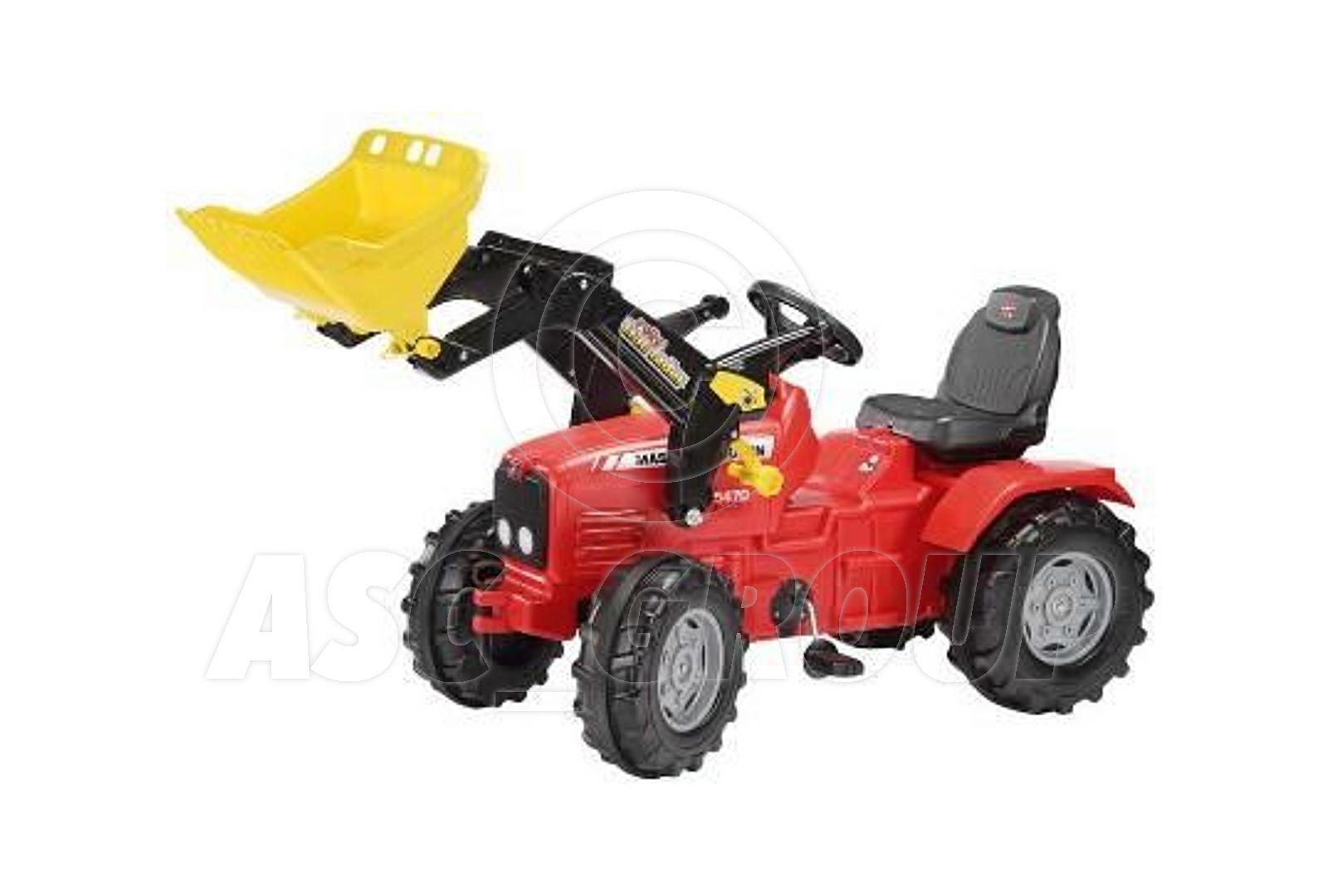 Rolly Toys Massey Ferguson 5470 Ride on Pedal Tractor & Trac Loader