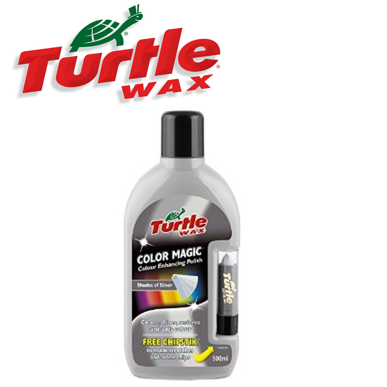 Turtle Wax Color (colour) Magic with Chipstick - Silver | eBay