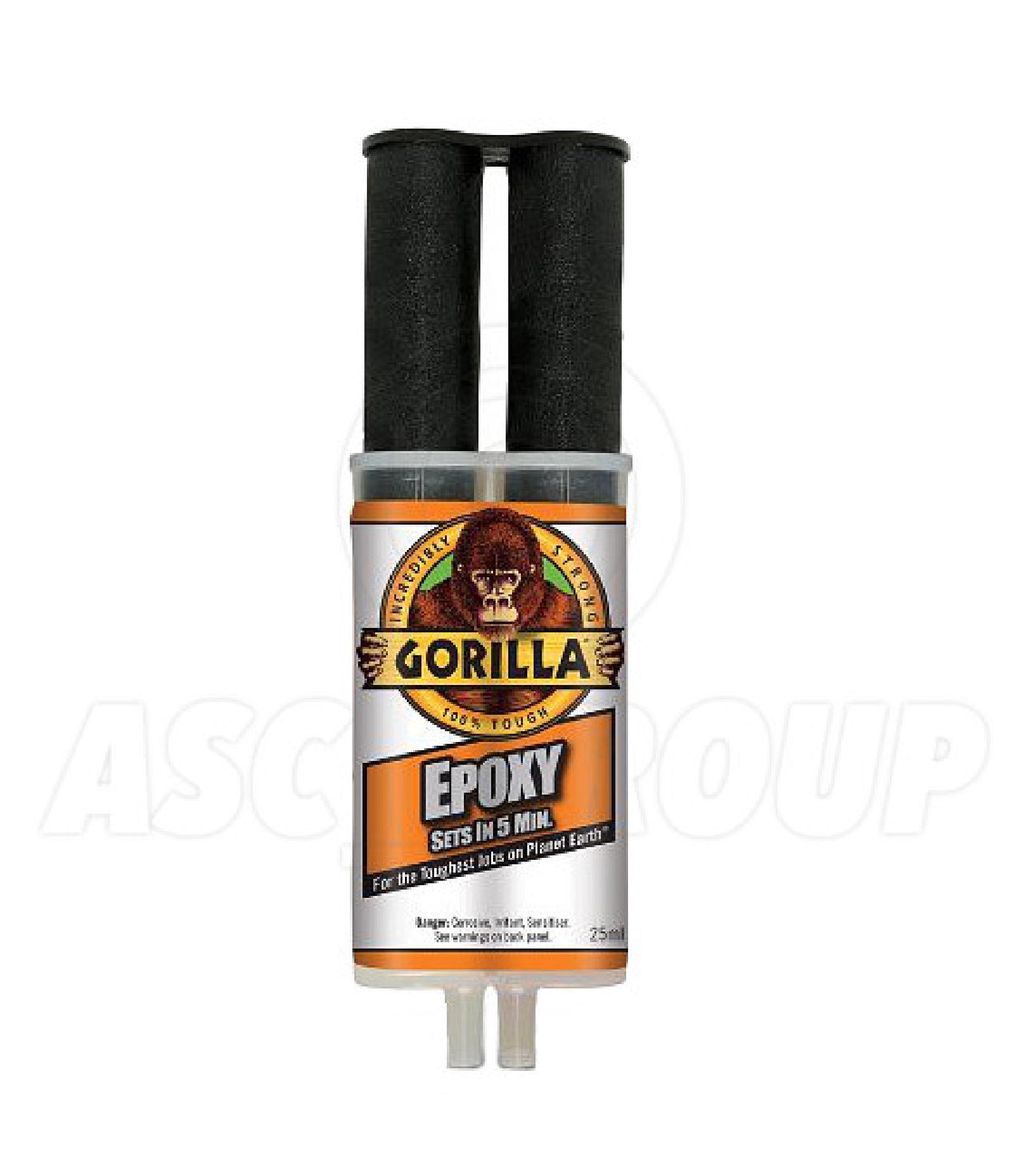 Gorilla Glue Epoxy 25ml MultiPurpose, Waterproof, Adhesive, Syringe