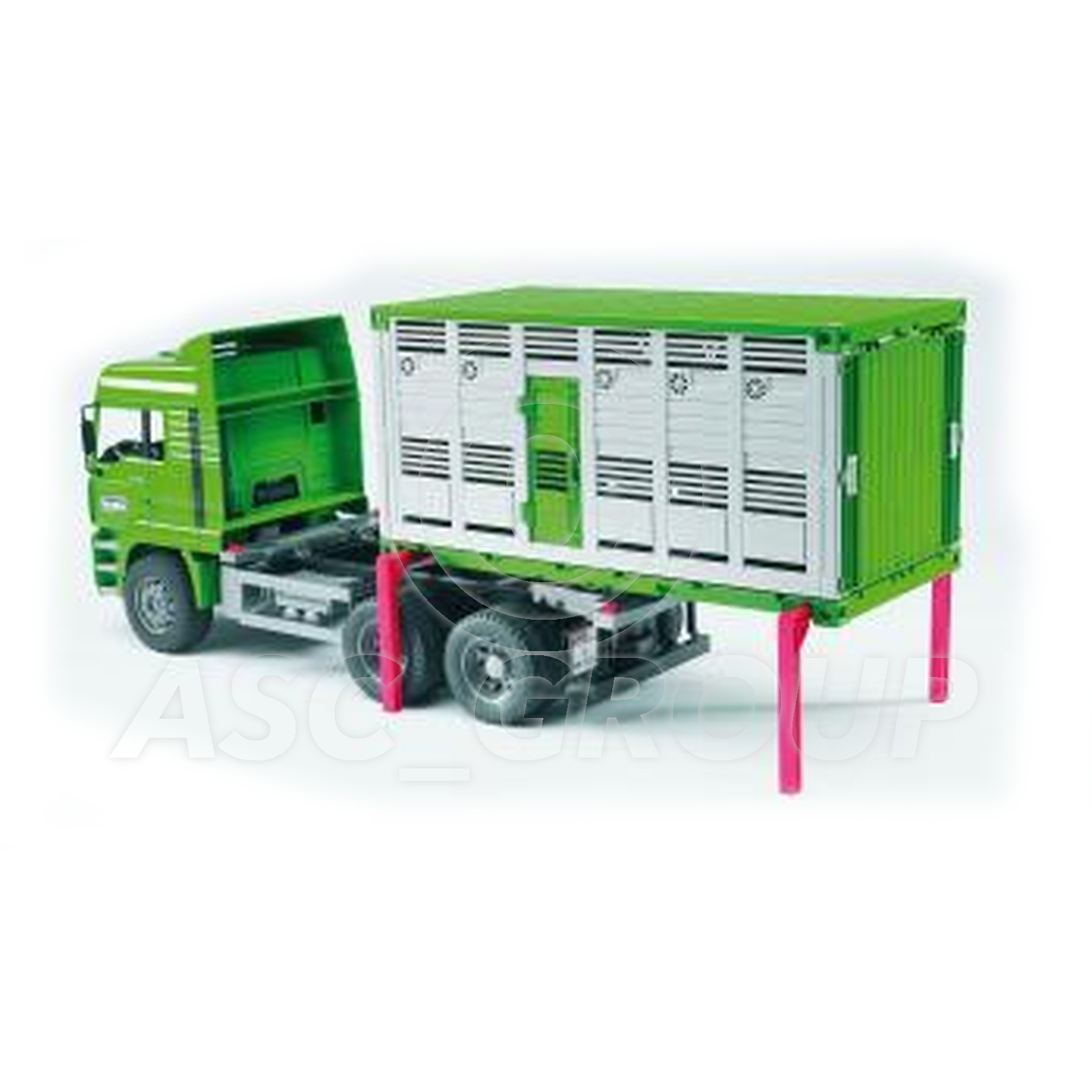 Bruder Toys 02749 Pro Series MAN Cattle Transporter LORRY with COW Toy 116