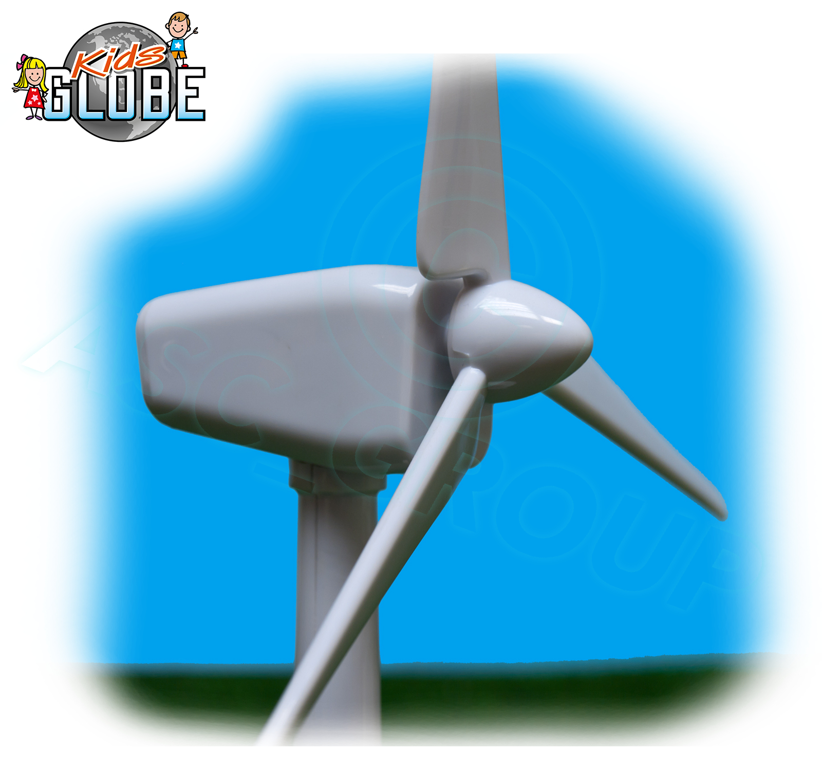 Kids Globe Battery Operated WINDMILL Wind Mill wind Farm Generator No