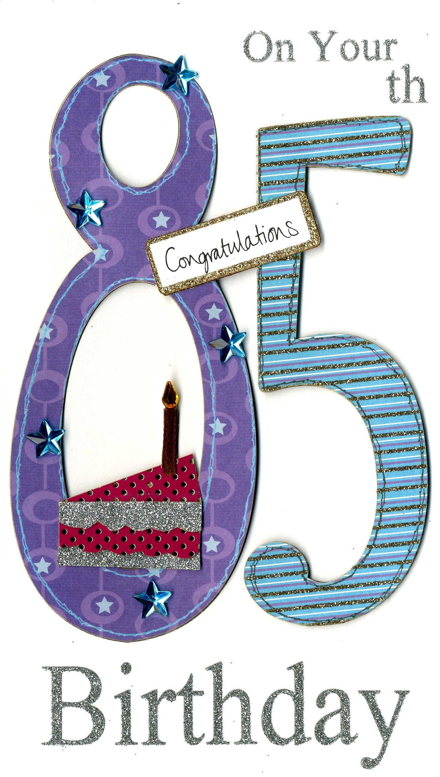 Gorgeous 85th Age 85 Birthday Greeting Card Cards Love Kates