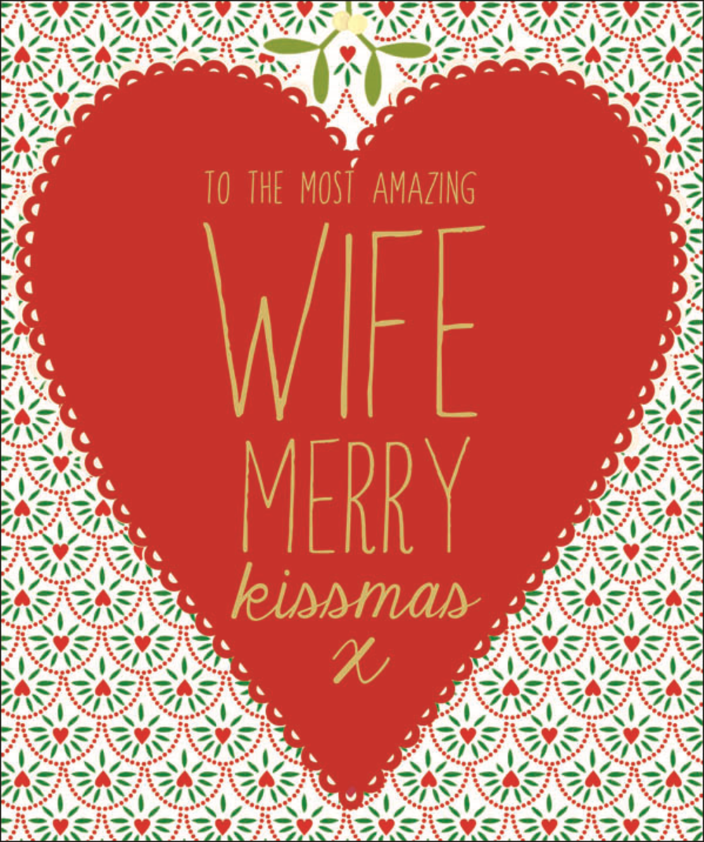 Christmas Cards For Wife Free Printable